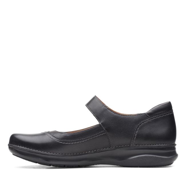 Clarks Appley Walk Ravni Čevlji Ženske Črne | CLK914WGB