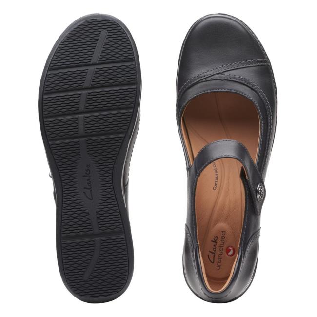 Clarks Appley Walk Črne Čevlji Ženske Črne | CLK748KHW