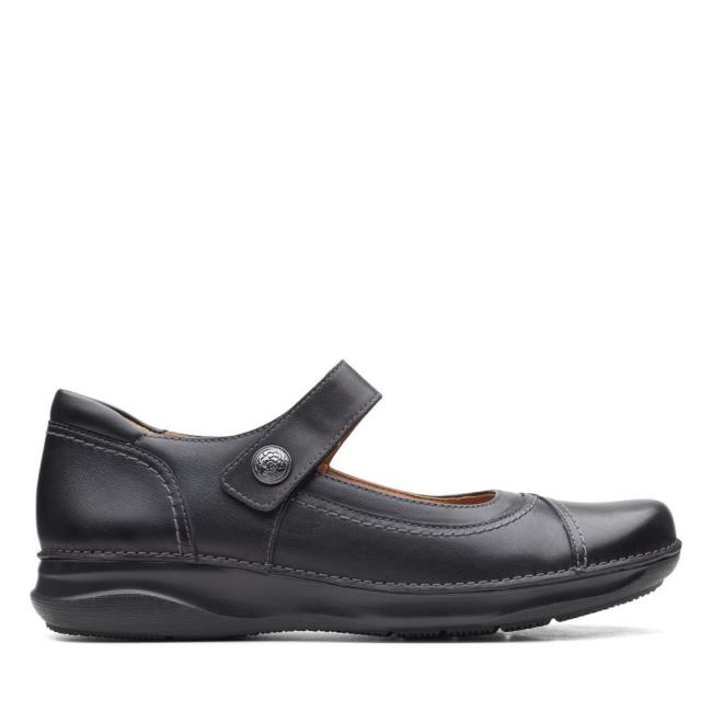 Clarks Appley Walk Črne Čevlji Ženske Črne | CLK748KHW