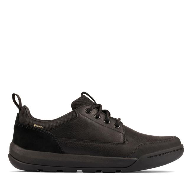 Clarks Ashcombe Lo GORE-TEX Črne Čevlji Moški Črne | CLK381TPK