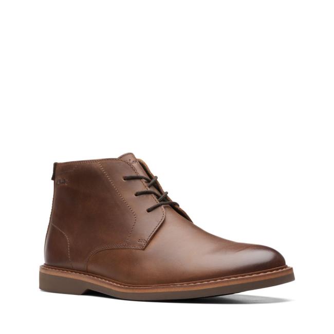 Clarks Atticus LT Mid Originals Škornji Moški Temno Rjave | CLK683DAW