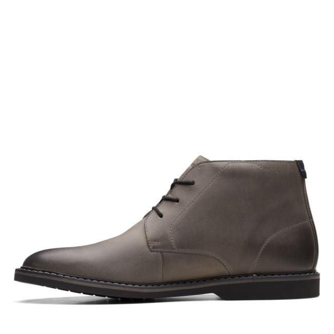 Clarks Atticus LT Mid Originals Škornji Moški Temno Sive | CLK794RIF