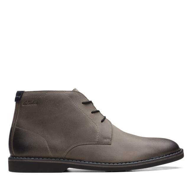 Clarks Atticus LT Mid Originals Škornji Moški Temno Sive | CLK794RIF