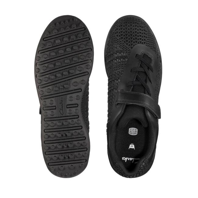 Clarks Award Swift Youth Superge Dekleta Črne | CLK358REJ