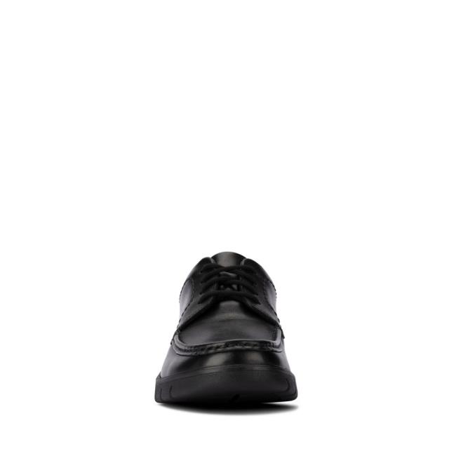 Clarks Branch Lace Youth Modne Superge Fantje Črne | CLK840BHM