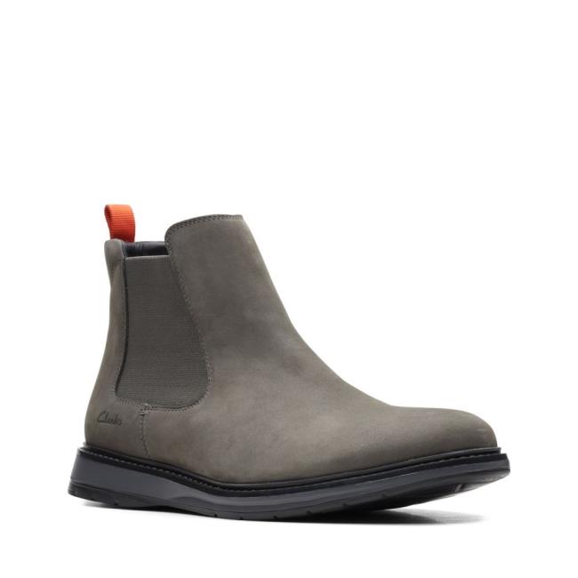 Clarks Chantry Top Čevlji Chelsea Moški Temno Sive | CLK596UAE