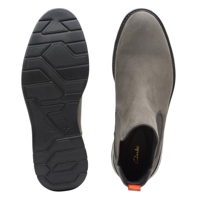 Clarks Chantry Top Čevlji Chelsea Moški Temno Sive | CLK596UAE