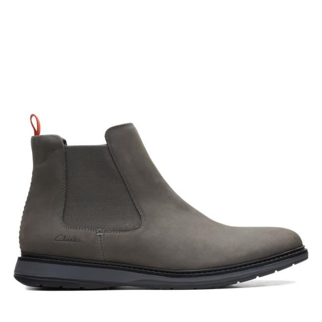 Clarks Chantry Top Čevlji Chelsea Moški Temno Sive | CLK596UAE