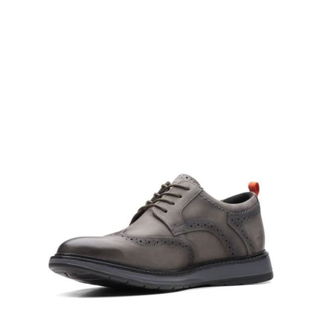 Clarks Chantry Wing Svečani Čevlji Moški Temno Sive | CLK913GTL