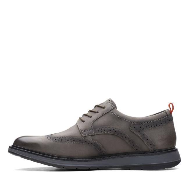 Clarks Chantry Wing Svečani Čevlji Moški Temno Sive | CLK913GTL