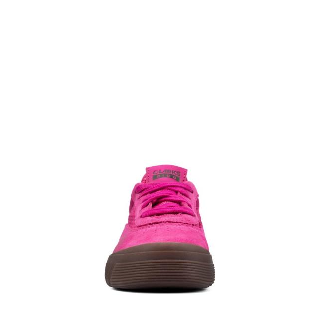 Clarks Cica Kid Superge Dekleta Roza | CLK306SNH