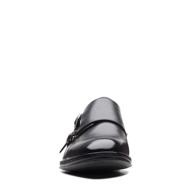 Clarks Citi Stride Monk Črne Čevlji Moški Črne | CLK742FSE