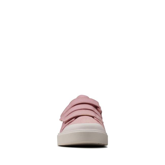 Clarks City Vibe Kid Platneni Čevlji Dekleta Roza | CLK346ELR