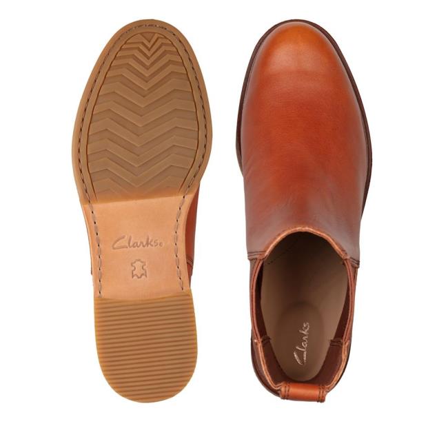 Clarks Clarkdale Arlo Gležnarji Ženske Rjave | CLK174RYS