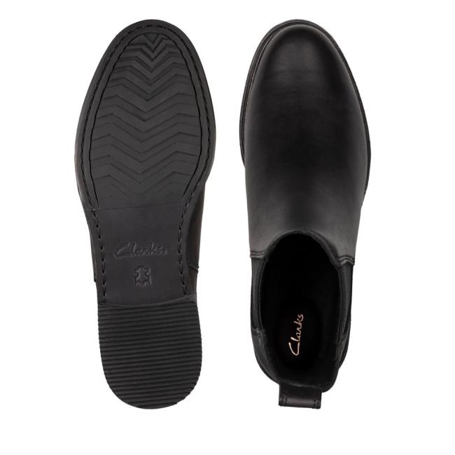 Clarks Clarkdale Arlo Gležnarji Ženske Črne | CLK962FHP