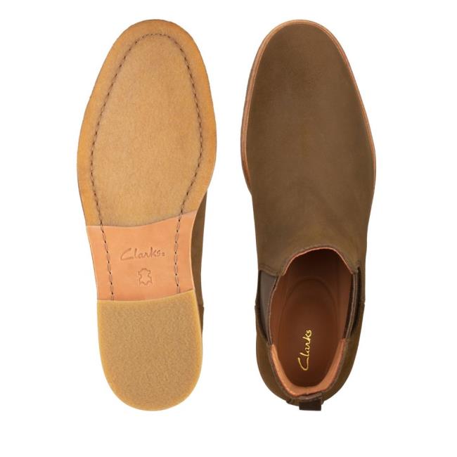 Clarks Clarkdale Gobi Originals Škornji Moški Temno Olivno Zelene | CLK621AJN