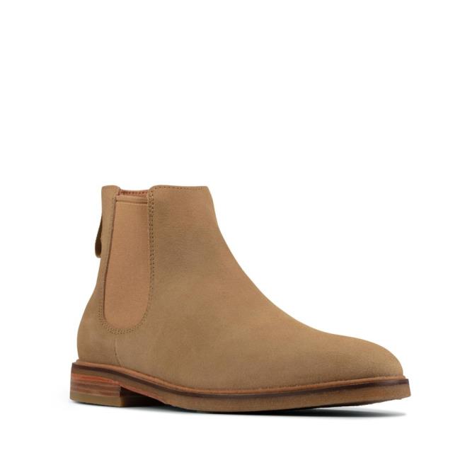 Clarks Clarkdale Gobi Čevlji Chelsea Moški Temno Rjave | CLK048LOI