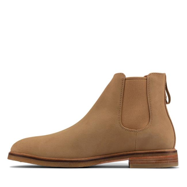 Clarks Clarkdale Gobi Čevlji Chelsea Moški Temno Rjave | CLK048LOI