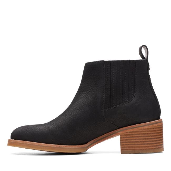 Clarks Cologne Top Gležnarji Ženske Črne | CLK017JVI