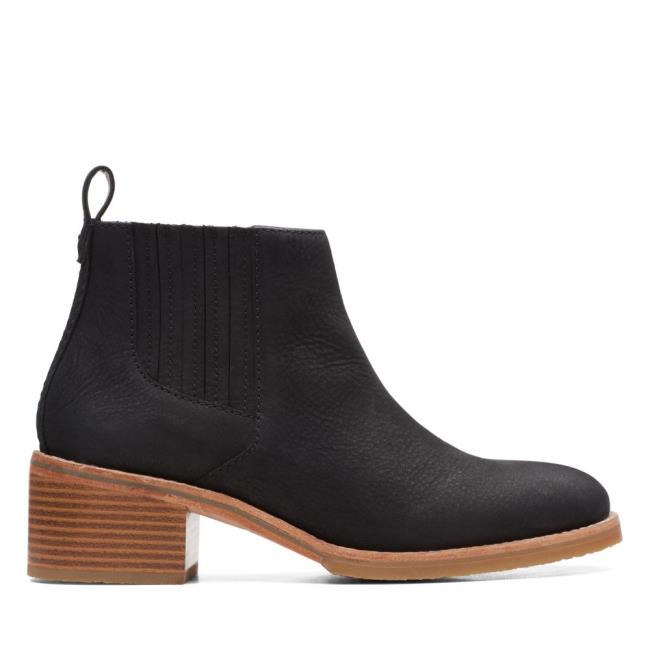 Clarks Cologne Top Gležnarji Ženske Črne | CLK017JVI