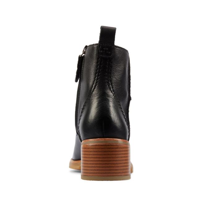 Clarks Cologne Zip Gležnarji Ženske Črne | CLK438DWU