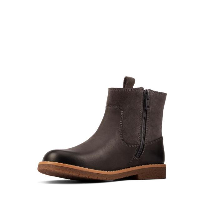 Clarks Comet Style Kid Originals Škornji Dekleta Sive | CLK491YDX