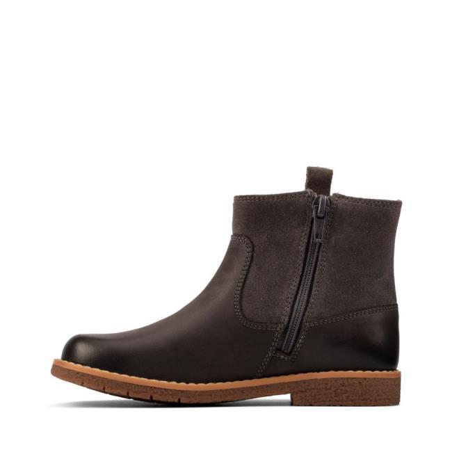 Clarks Comet Style Kid Originals Škornji Dekleta Sive | CLK491YDX