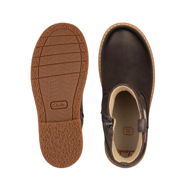 Clarks Comet Style Kid Originals Škornji Dekleta Sive | CLK491YDX