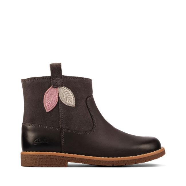 Clarks Comet Style Kid Originals Škornji Dekleta Sive | CLK491YDX