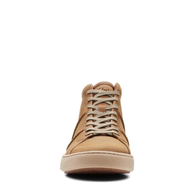 Clarks CourtLite Hi Originals Škornji Moški Temno Rjave | CLK975NSG