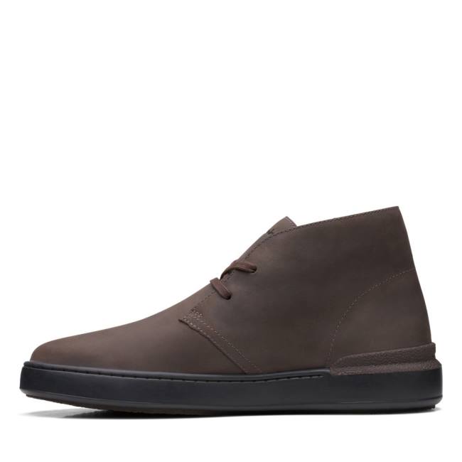 Clarks Court Lite Desert Gležnarji Moški Temno Rjave | CLK324ZNW