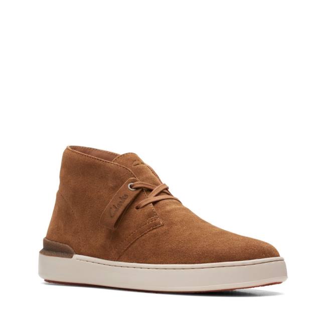 Clarks Court Lite Desert Gležnarji Moški Rjave | CLK739VWY