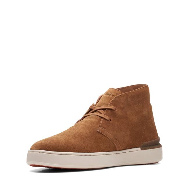 Clarks Court Lite Desert Gležnarji Moški Rjave | CLK739VWY