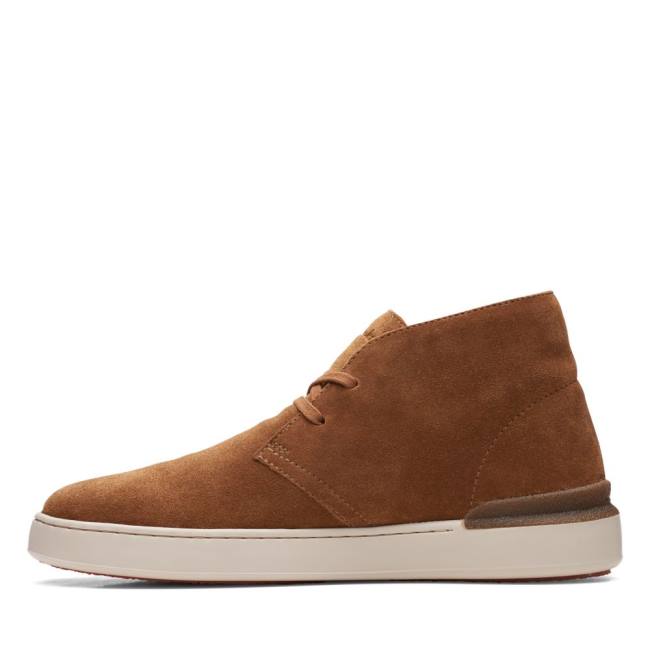 Clarks Court Lite Desert Gležnarji Moški Rjave | CLK739VWY