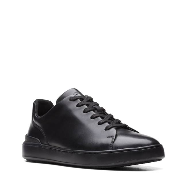 Clarks Court Lite Lace Superge Moški Črne | CLK845MGR