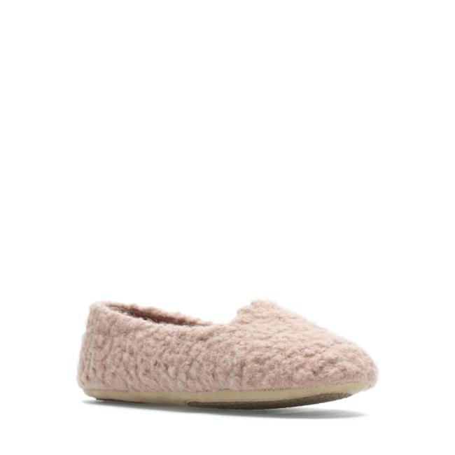 Clarks Cozily Curl Copati Ženske Roza | CLK793AXE