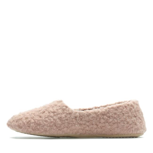 Clarks Cozily Curl Copati Ženske Roza | CLK793AXE