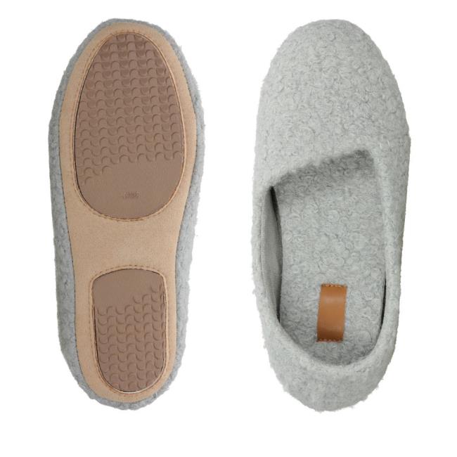 Clarks Cozily Curl Copati Ženske Sive | CLK237QFJ