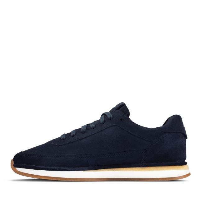 Clarks Craft Run Lace Superge Moški Temno Modre | CLK946ABC