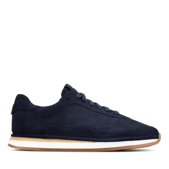 Clarks Craft Run Lace Superge Moški Temno Modre | CLK946ABC