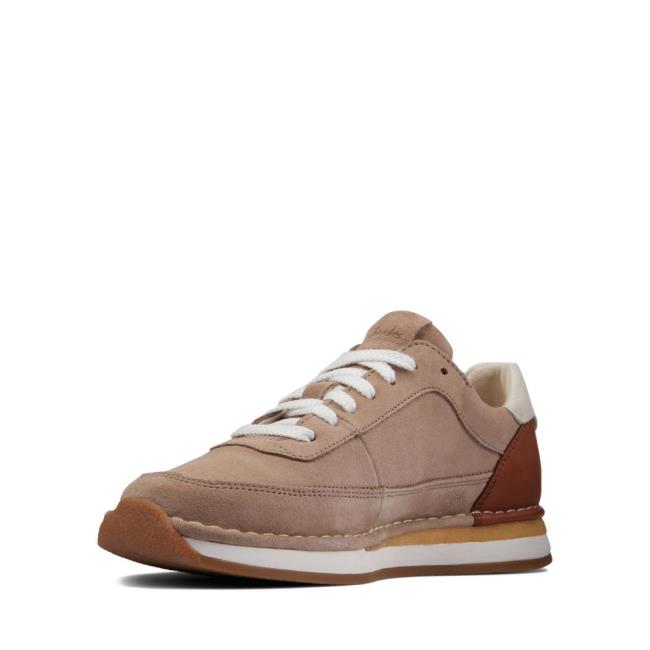 Clarks Craft Run Lace Superge Ženske Rjave | CLK479ETB