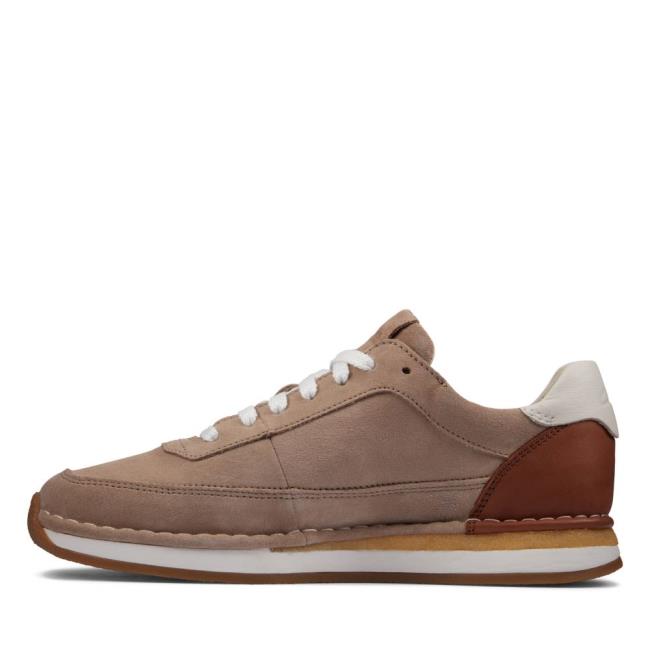 Clarks Craft Run Lace Superge Ženske Rjave | CLK479ETB