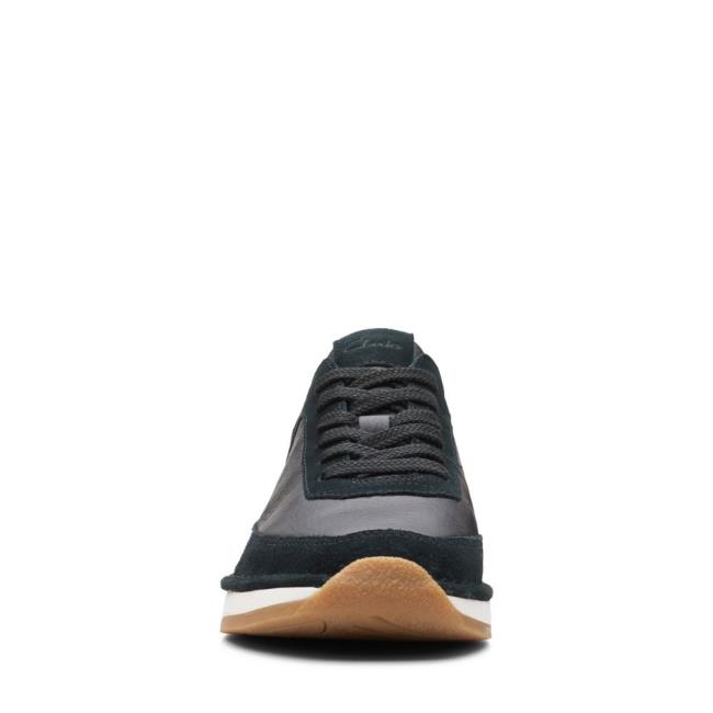 Clarks Craft Run Lace Črne Čevlji Moški Črne | CLK126WFY