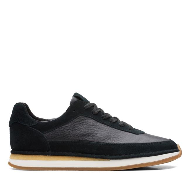 Clarks Craft Run Lace Črne Čevlji Moški Črne | CLK126WFY