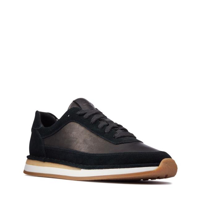 Clarks Craft Run Lace Črne Čevlji Ženske Črne | CLK374EBJ