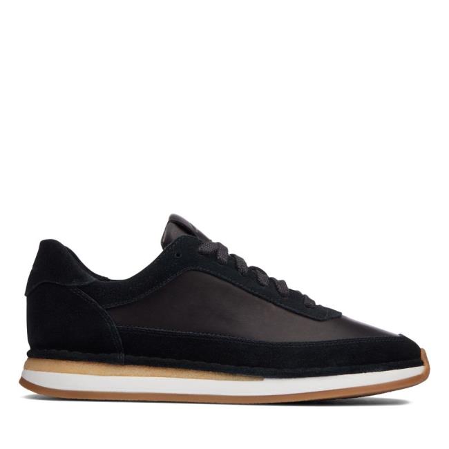 Clarks Craft Run Lace Črne Čevlji Ženske Črne | CLK374EBJ