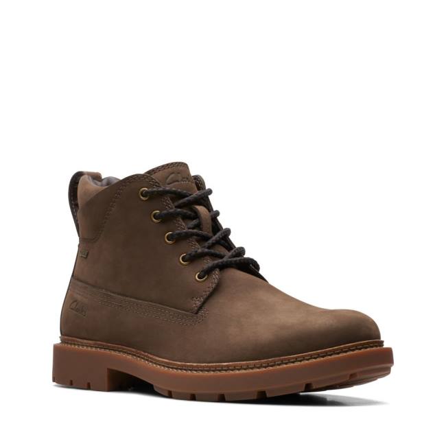 Clarks Craftdale 2 Mid GORE-TEX Gležnarji Moški Temno Rjave | CLK390YIJ