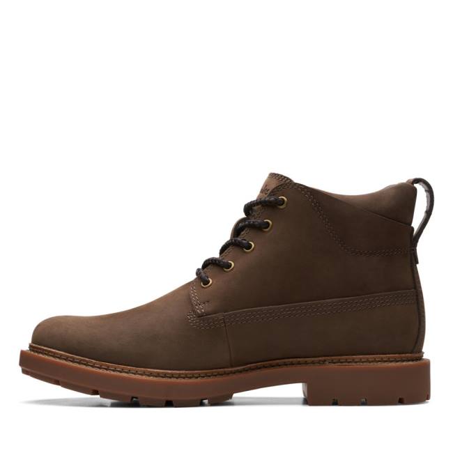 Clarks Craftdale 2 Mid GORE-TEX Gležnarji Moški Temno Rjave | CLK390YIJ