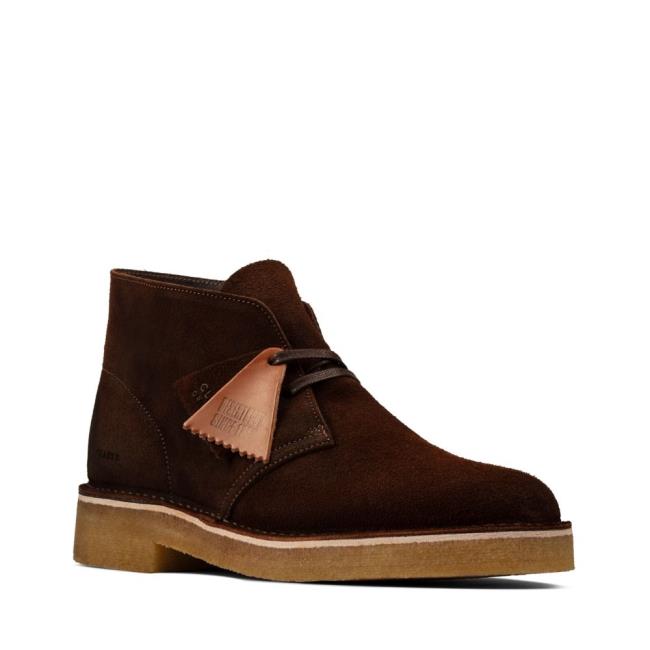 Clarks Desert Boot 221 Originals Škornji Moški Temno Rjave | CLK471XDE