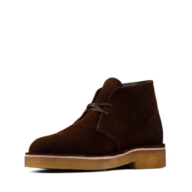 Clarks Desert Boot 221 Originals Škornji Moški Temno Rjave | CLK471XDE